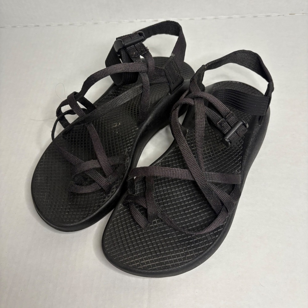 Chaco Women's Z/Cloud X‎ Sandals Black Strappy Adjustable Sport Comfort Size 8